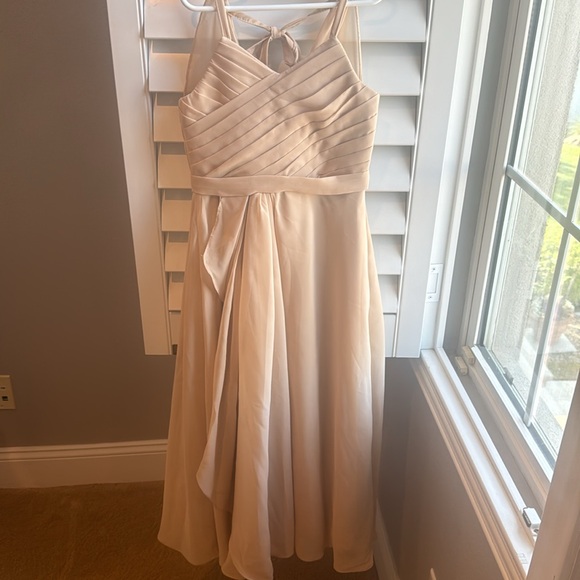 Champagne jr bridesmaid/flower girl dress 6 - Picture 3 of 6